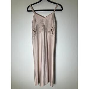 Rya Ivory Embroidered Lingerie Night Gown Sz 2